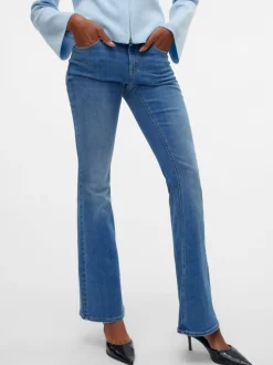 VMSIGI Låg Midja Utsvängd Passform Jeans