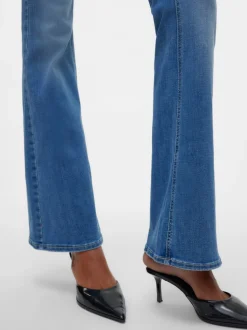 VMSIGI Låg Midja Utsvängd Passform Jeans