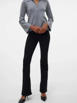 VMSIGI Låg Midja Utsvängd Passform Jeans