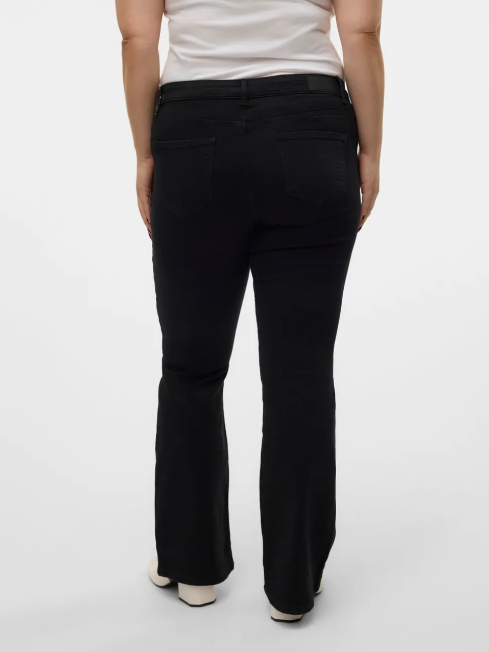 VMSIGI Låg Midja Utsvängd Passform Jeans