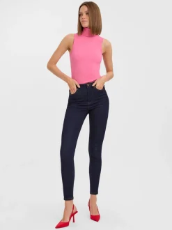 VMSOPHIA Hög Midja Skinny Fit Jeans