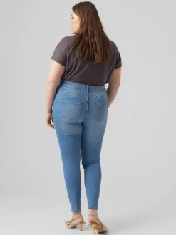 VMSOPHIA Hög Midja Skinny Fit Jeans