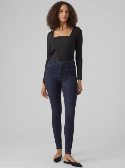 VMSOPHIA Hög Midja Skinny Fit Jeans