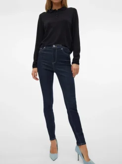 VMSOPHIA Hög Midja Skinny Fit Jeans
