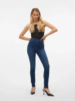 VMSOPHIA Hög Midja Skinny Fit Jeans
