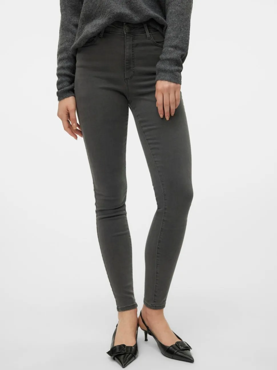 VMSOPHIA Hög Midja Skinny Fit Jeans