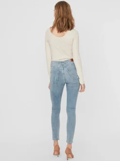 VMSOPHIA Hög Midja Skinny Fit Jeans