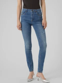 VMSOPHIA Hög Midja Skinny Fit Jeans