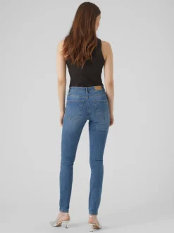 VMSOPHIA Hög Midja Skinny Fit Jeans
