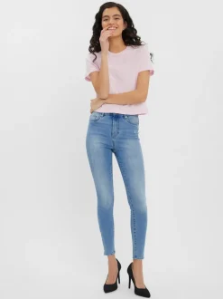 VMSOPHIA Hög Midja Skinny Fit Jeans