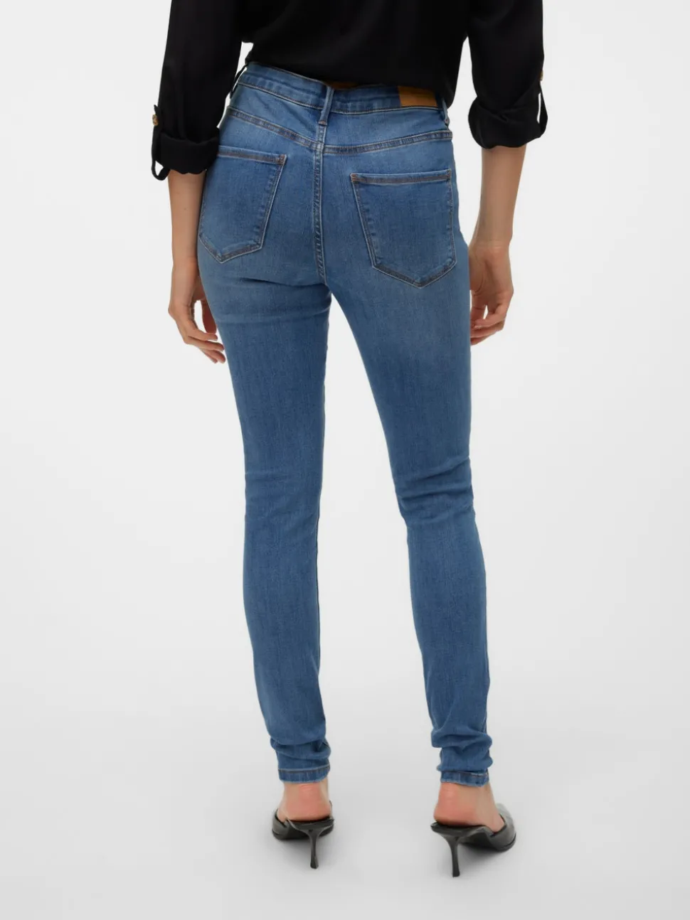 VMSOPHIA Hög Midja Skinny Fit Jeans
