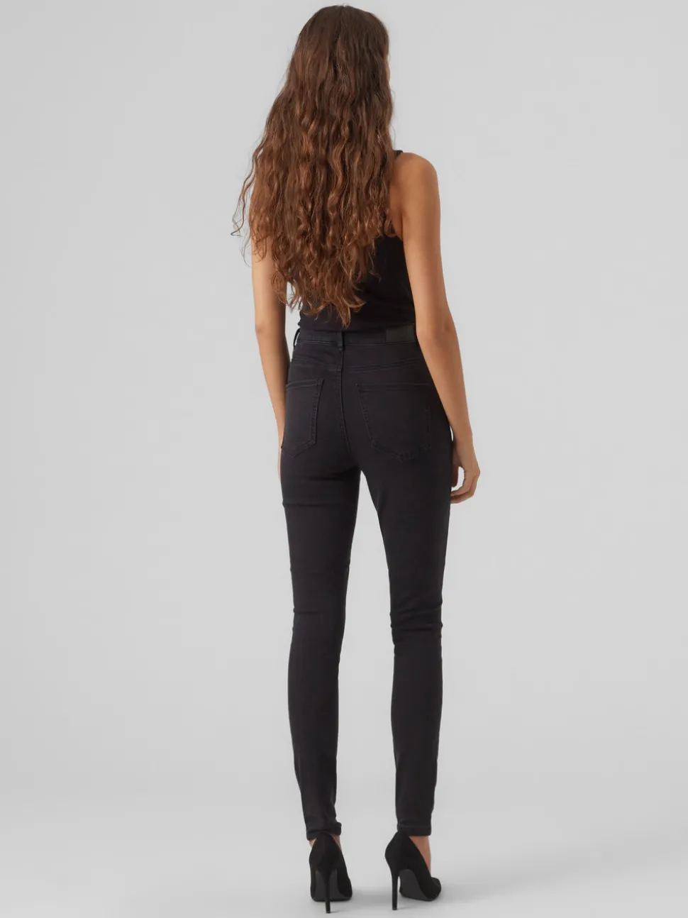 VMSOPHIA Hög Midja Skinny Fit Jeans