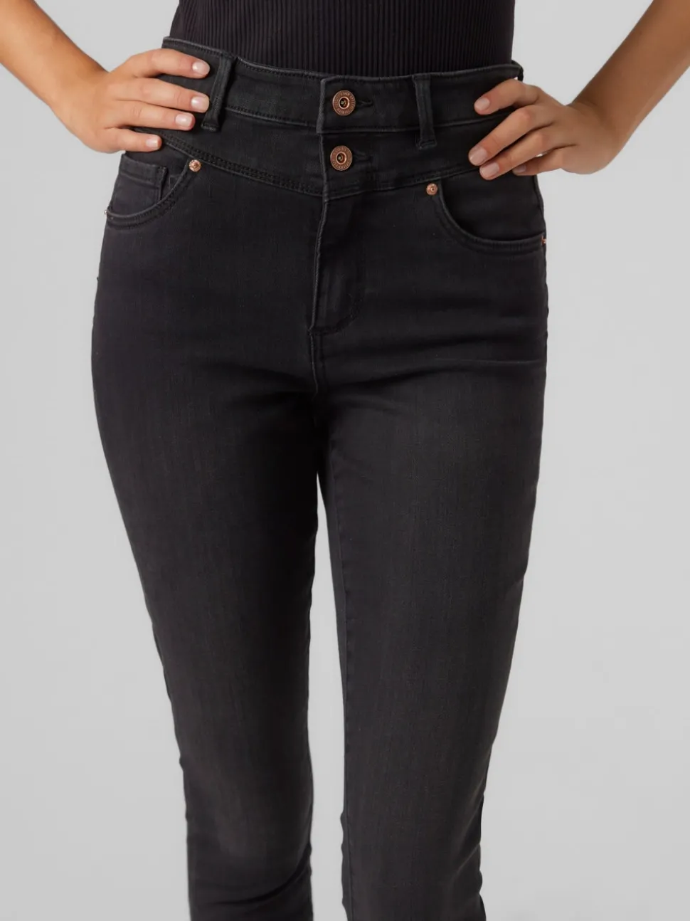 VMSOPHIA Hög Midja Skinny Fit Jeans