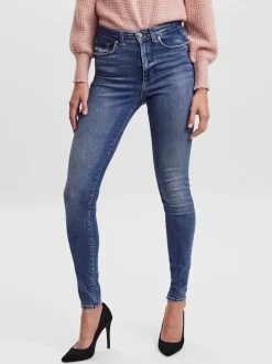 VMSOPHIA Hög Midja Skinny Fit Jeans