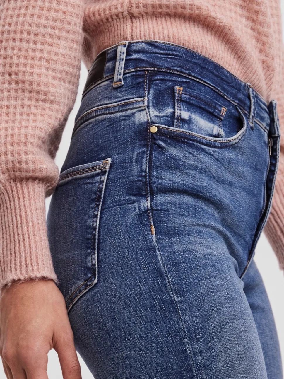 VMSOPHIA Hög Midja Skinny Fit Jeans