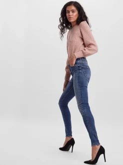 VMSOPHIA Hög Midja Skinny Fit Jeans