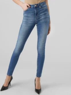 VMSOPHIA Hög Midja Skinny Fit Jeans