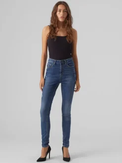 VMSOPHIA Hög Midja Skinny Fit Jeans
