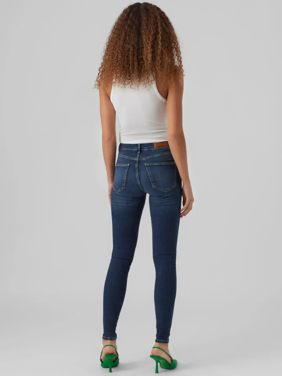 VMSOPHIA Hög Midja Skinny Fit Jeans