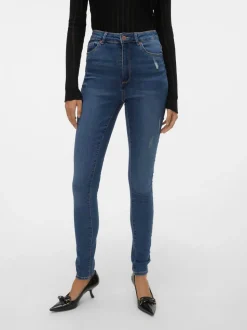 VMSOPHIA Hög Midja Skinny Fit Jeans