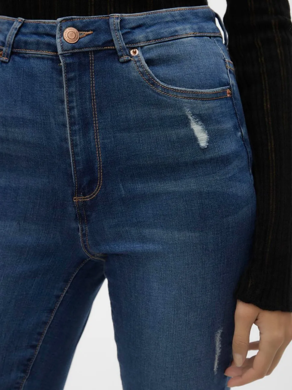 VMSOPHIA Hög Midja Skinny Fit Jeans