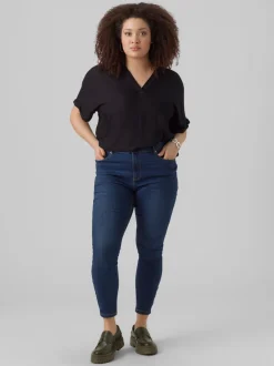 VMSOPHIA Hög Midja Skinny Fit Jeans