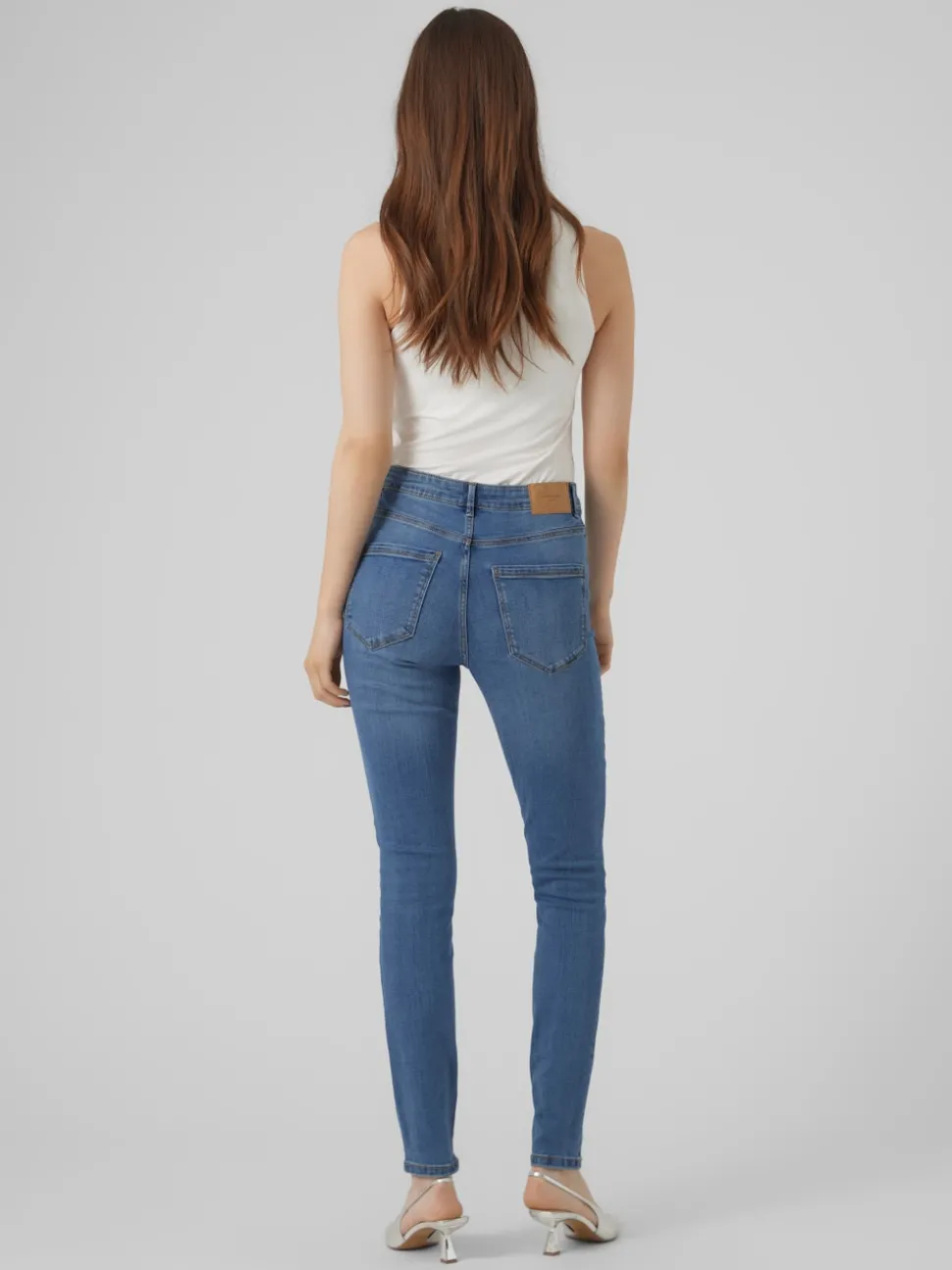 VMSOPHIA Hög Midja Skinny Fit Jeans