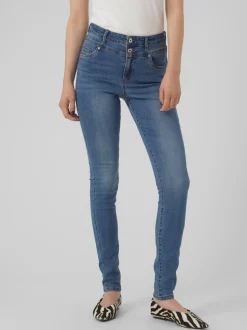 VMSOPHIA Hög Midja Skinny Fit Jeans