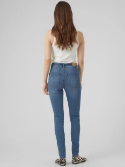 VMSOPHIA Hög Midja Skinny Fit Jeans