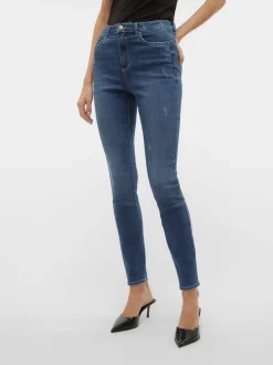 VMSOPHIA Hög Midja Skinny Fit Jeans