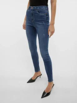 VMSOPHIA Hög Midja Skinny Fit Jeans