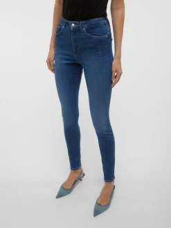 VMSOPHIA Hög Midja Skinny Fit Jeans