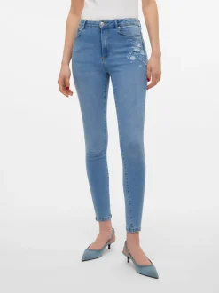 VMSOPHIA Hög Midja Skinny Fit Jeans