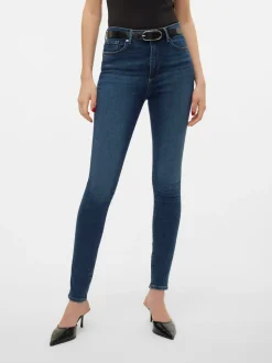 VMSOPHIA Hög Midja Skinny Fit Jeans