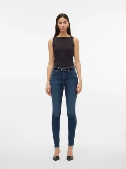 VMSOPHIA Hög Midja Skinny Fit Jeans