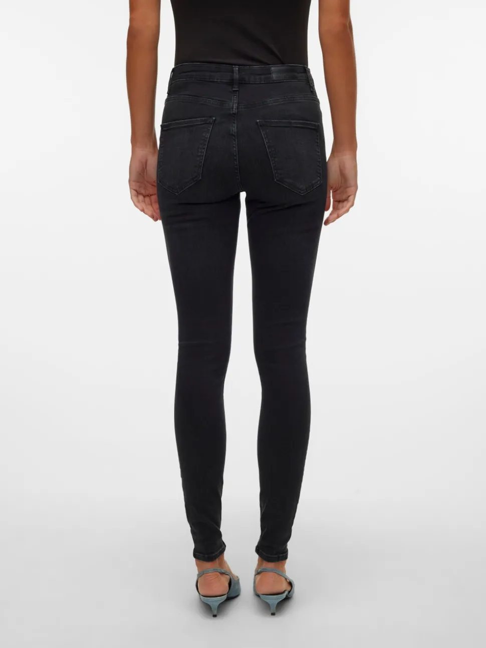 VMSOPHIA Hög Midja Skinny Fit Jeans