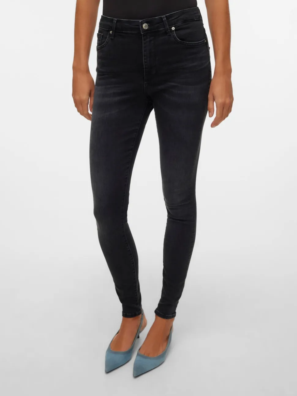 VMSOPHIA Hög Midja Skinny Fit Jeans