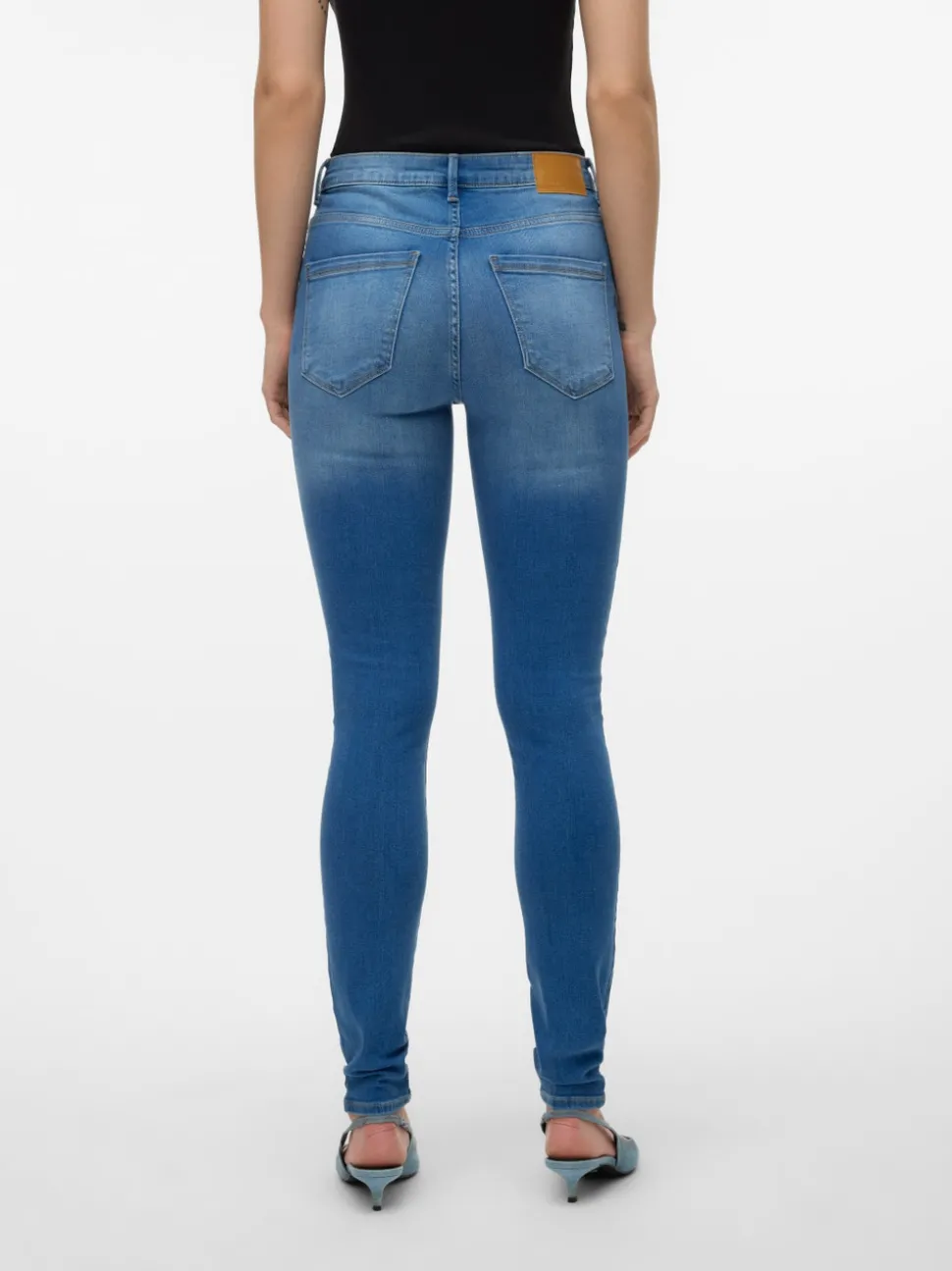 VMSOPHIA Hög Midja Skinny Fit Jeans