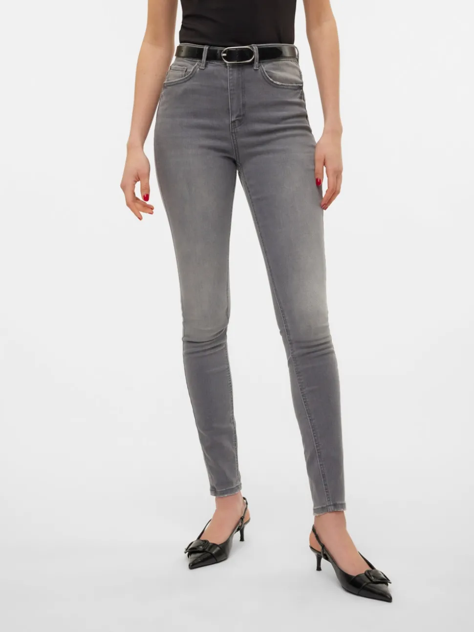 VMSOPHIA Hög Midja Skinny Fit Jeans