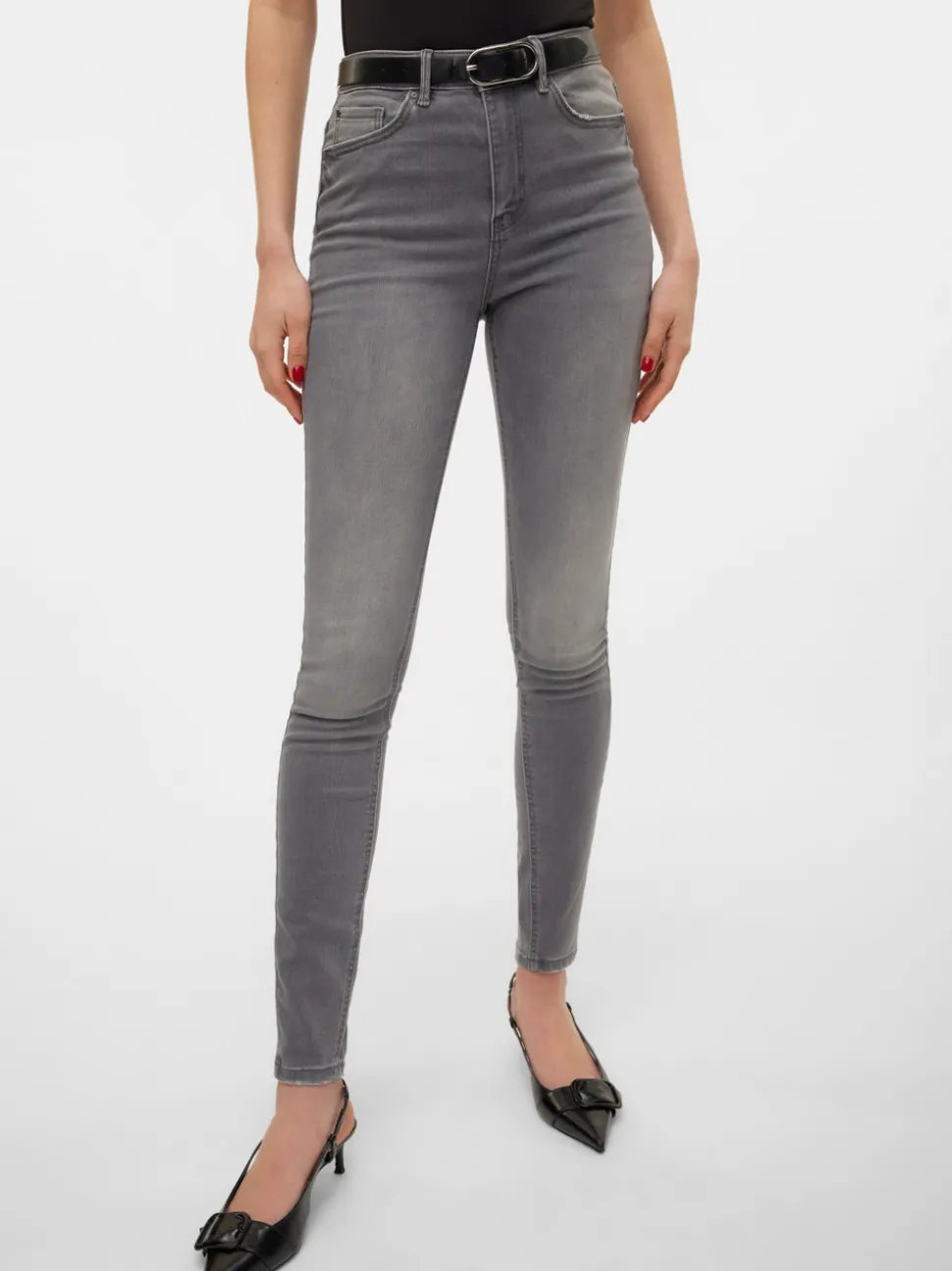 VMSOPHIA Hög Midja Skinny Fit Jeans