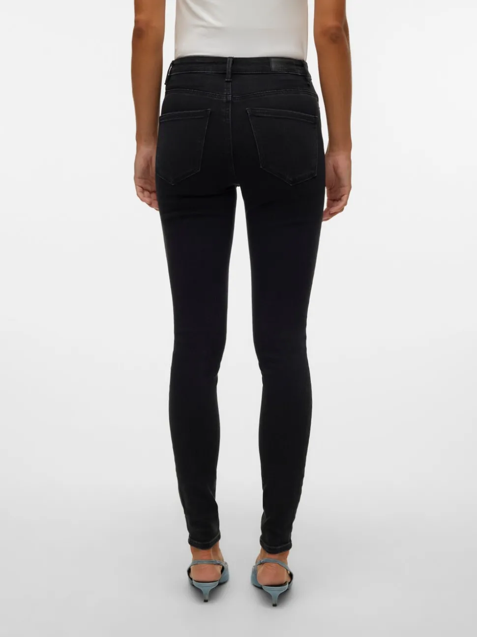 VMSOPHIA Hög Midja Skinny Fit Jeans