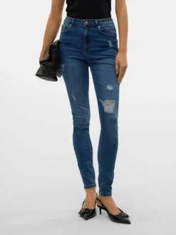 VMSOPHIA Hög Midja Skinny Fit Jeans