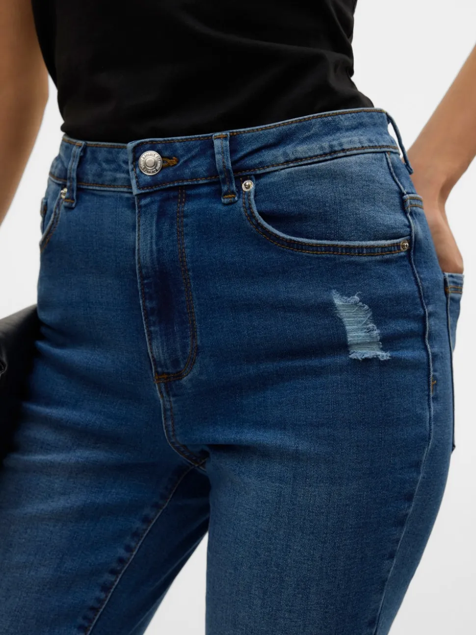 VMSOPHIA Hög Midja Skinny Fit Jeans