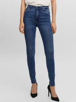VMSOPHIA Hög Midja Slim Fit Jeans