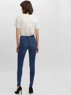 VMSOPHIA Hög Midja Slim Fit Jeans