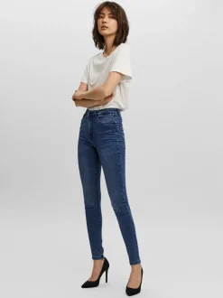 VMSOPHIA Hög Midja Slim Fit Jeans