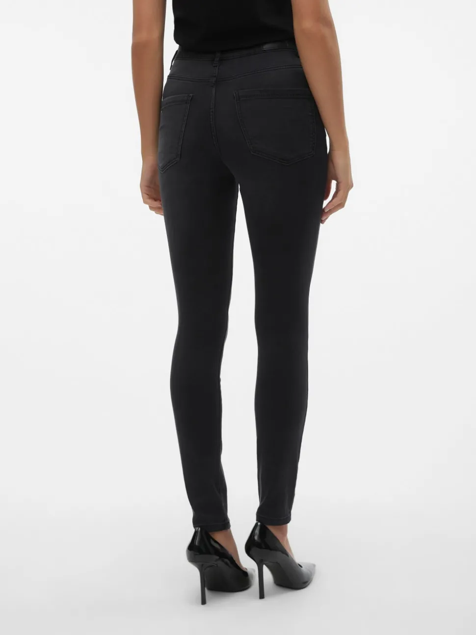 VMSOPHIA Hög Midja Slim Fit Jeans