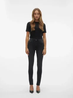 VMSOPHIA Hög Midja Slim Fit Jeans