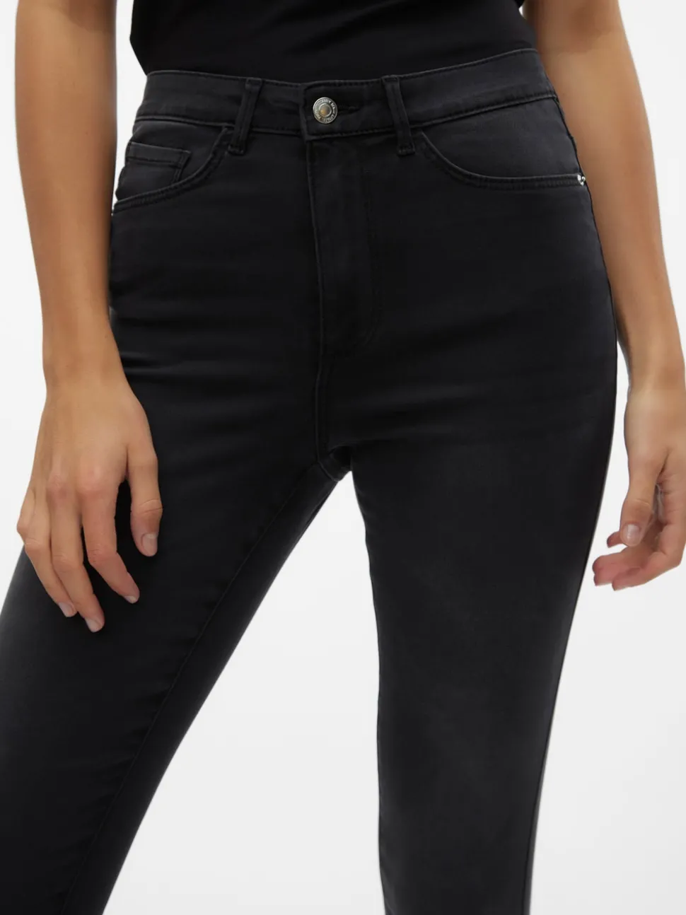 VMSOPHIA Hög Midja Slim Fit Jeans
