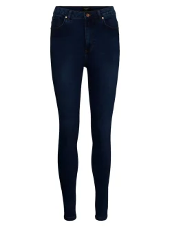 VMSOPHIA Hög Midja Slim Fit Jeans